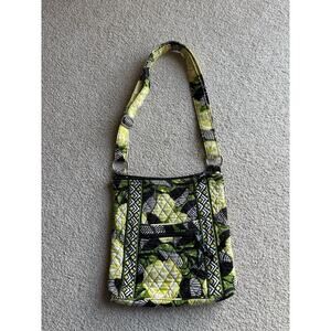 Vera Bradley La Neon Rose Hipster Crossbody Tote Purse Shoulder Bag GUC